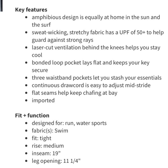 Lululemon ‘Water Bound’ Crops - Black/Apex Stripe - Size 2 - Picture 9 of 9